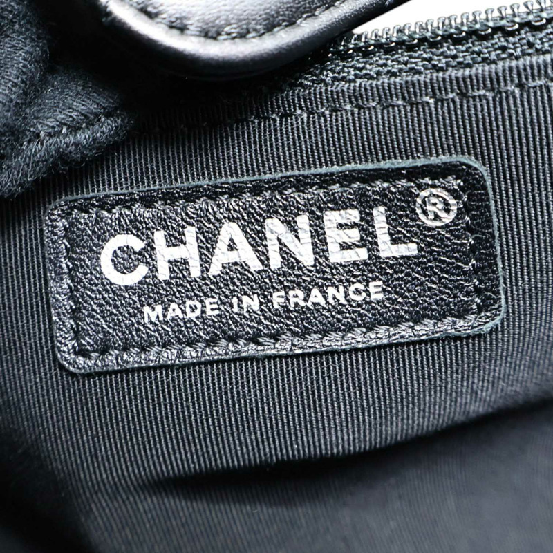 黑色羊皮 GST Tote 鍊帶 肩背包 A91046【CHANEL 香奈兒】 A91046-5