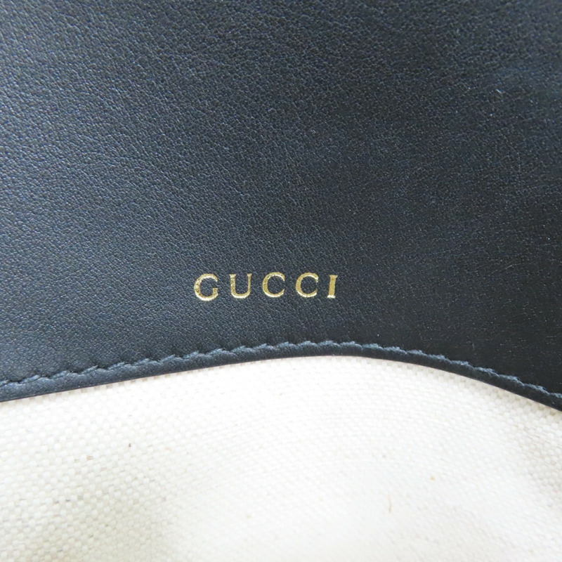 棕/黑色 牛皮 GG Supreme帆布 Horsebit 1955 肩背包【GUCCI 古馳】 815178-6