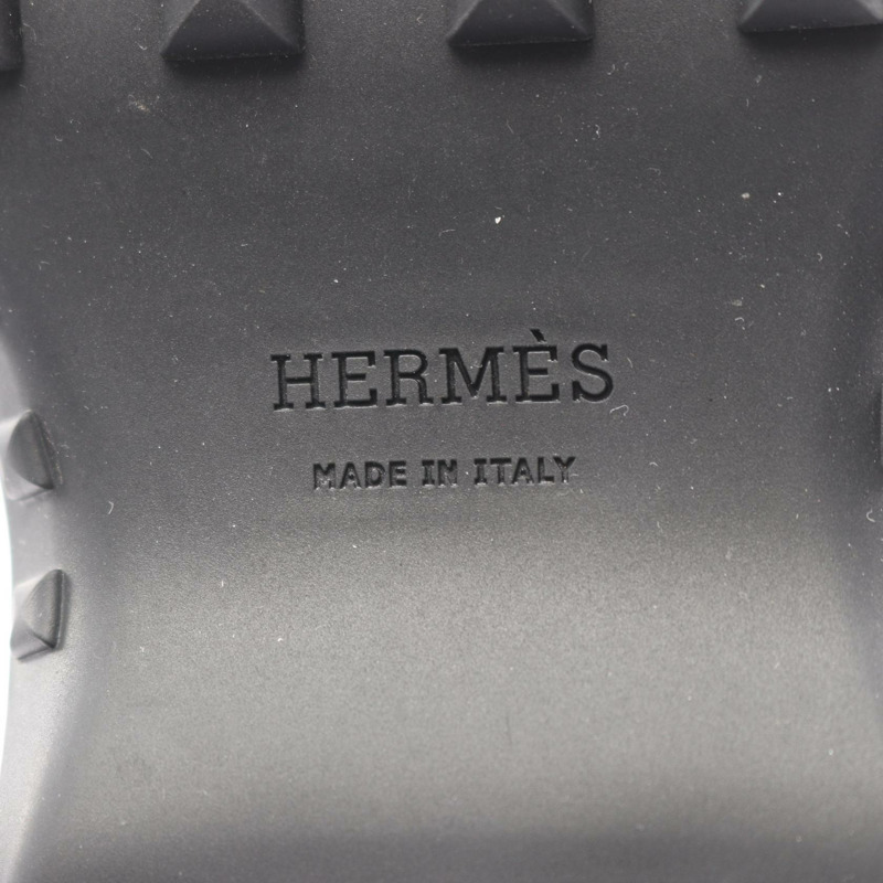 愛馬仕 (HERMES) 環形運動鞋，36.5 碼，H252000Z，黑色，皮革/織物材質，二手女款-5
