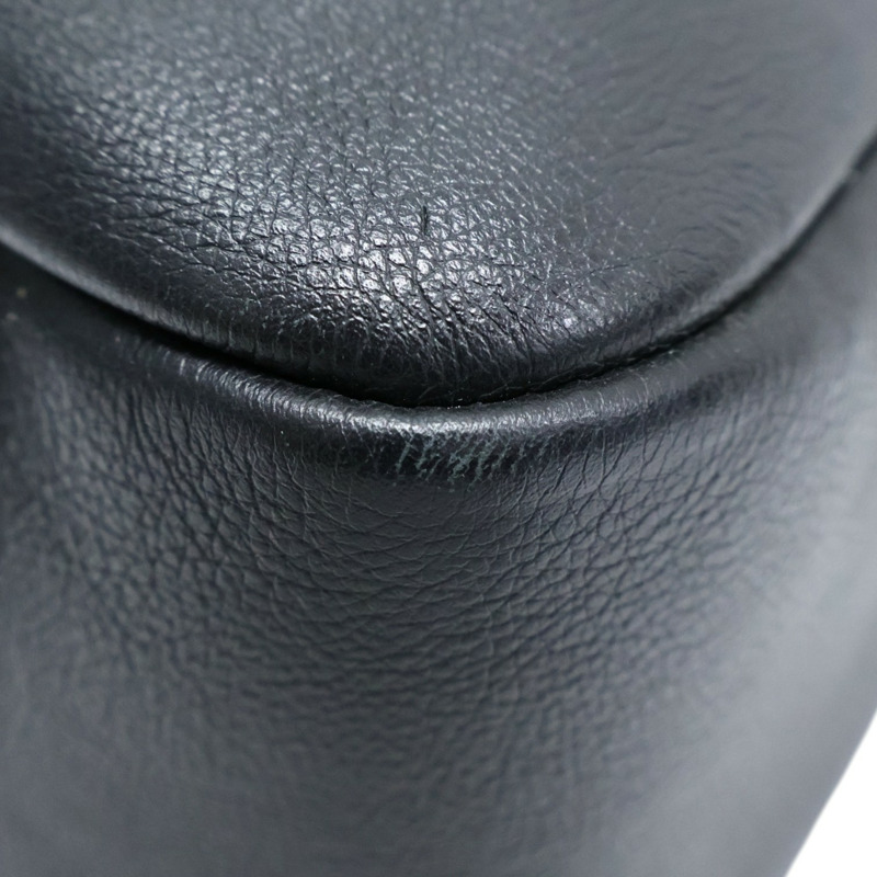 黑色牛皮 LE 5 A 7 大型 肩背包【SAINT LAURENT YSL 聖羅蘭】 753837-10