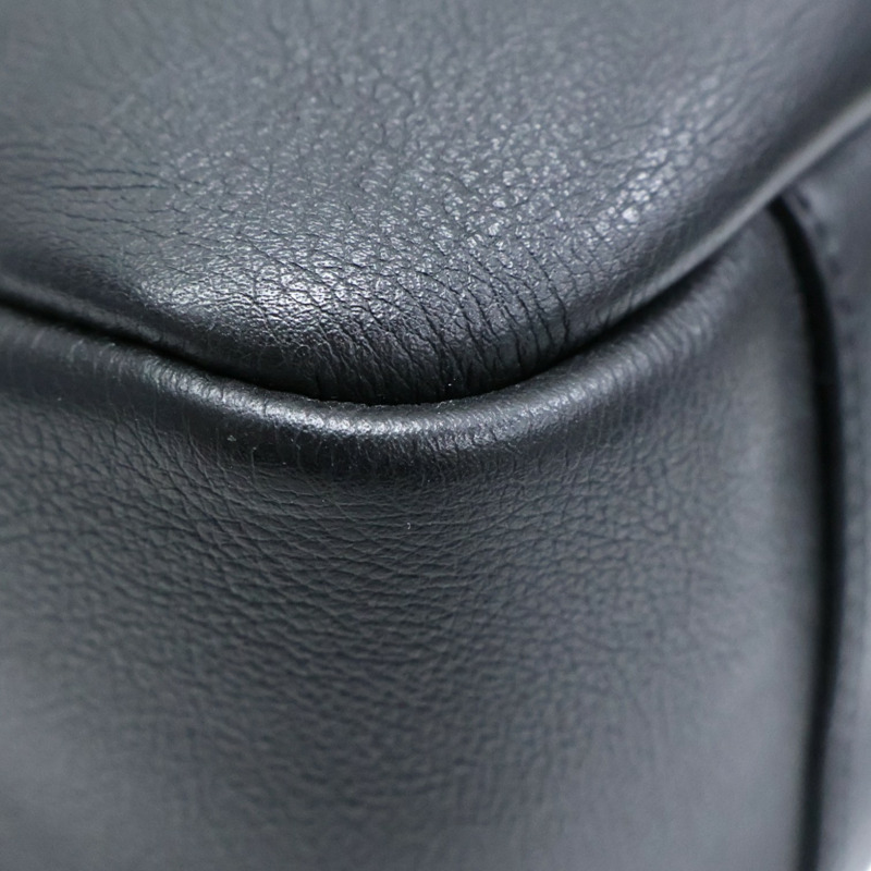 黑色牛皮 LE 5 A 7 大型 肩背包【SAINT LAURENT YSL 聖羅蘭】 753837-11