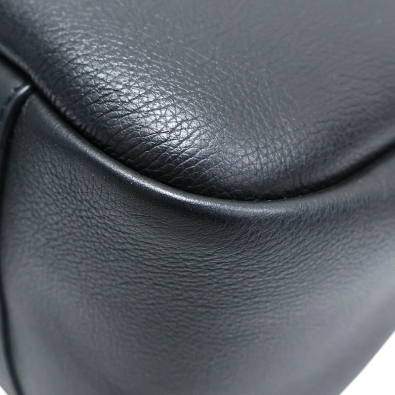 黑色牛皮 LE 5 A 7 大型 肩背包【SAINT LAURENT YSL 聖羅蘭】 753837-12
