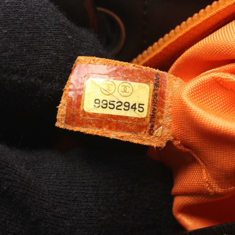 香奈兒 Cambon 系列中型托特包 A25167 漆皮棕色 二手 女士 SHW-4