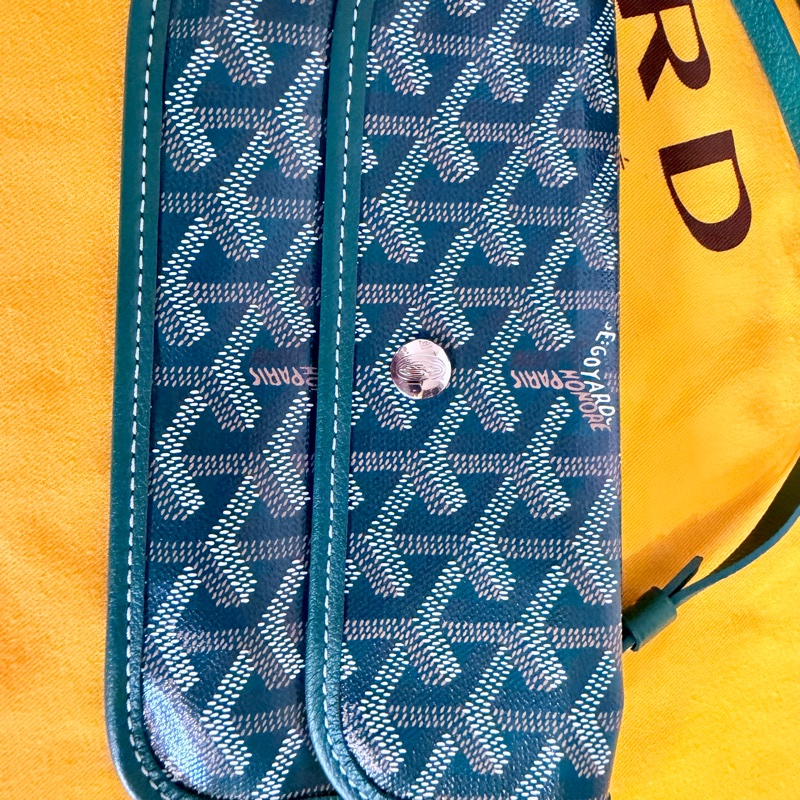 🔥超輕超能裝🔥Goyard GM 綠色💚 大容量 手提肩背托特包（少用）-2
