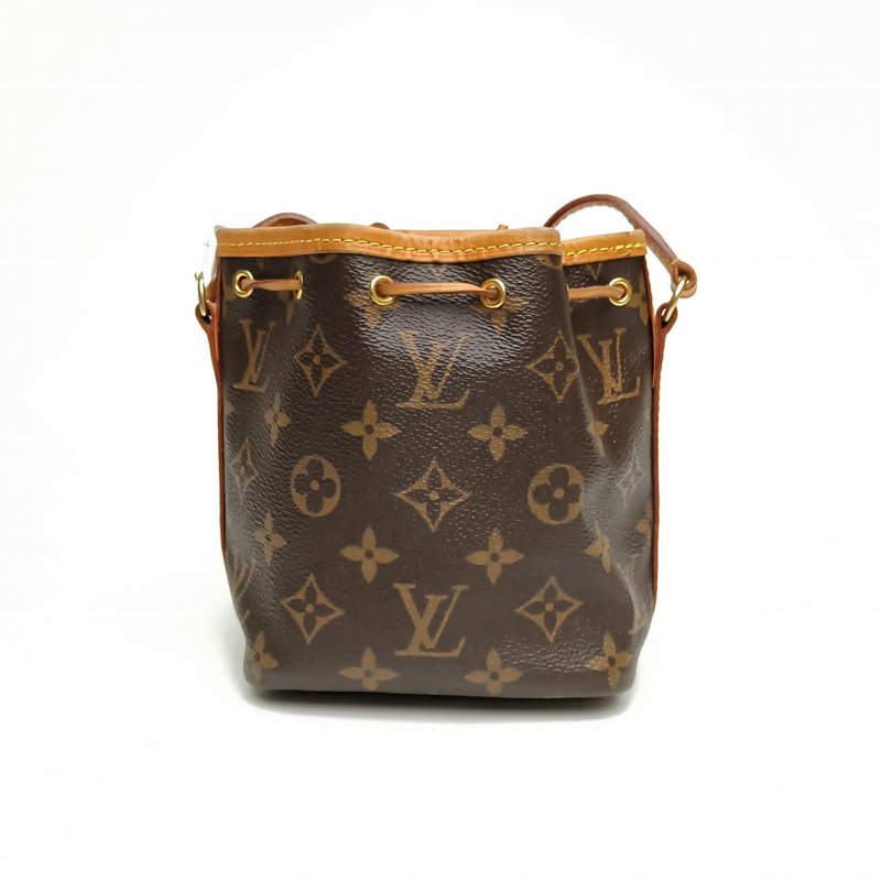 LOUIS VUITTON NOÉ水桶包Nano13老花PVC金扣肩背包-2