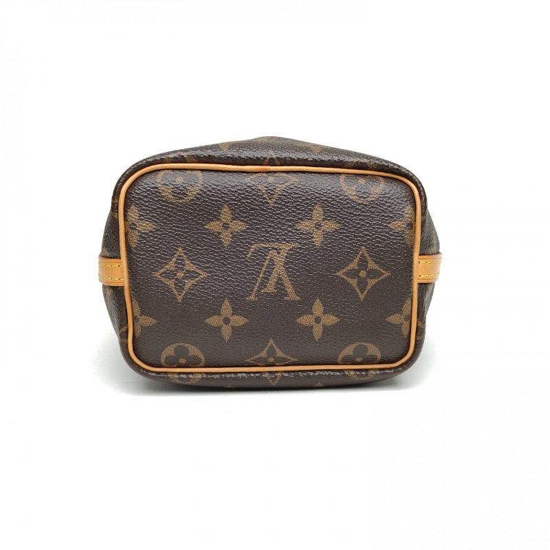 LOUIS VUITTON NOÉ水桶包Nano13老花PVC金扣肩背包-4