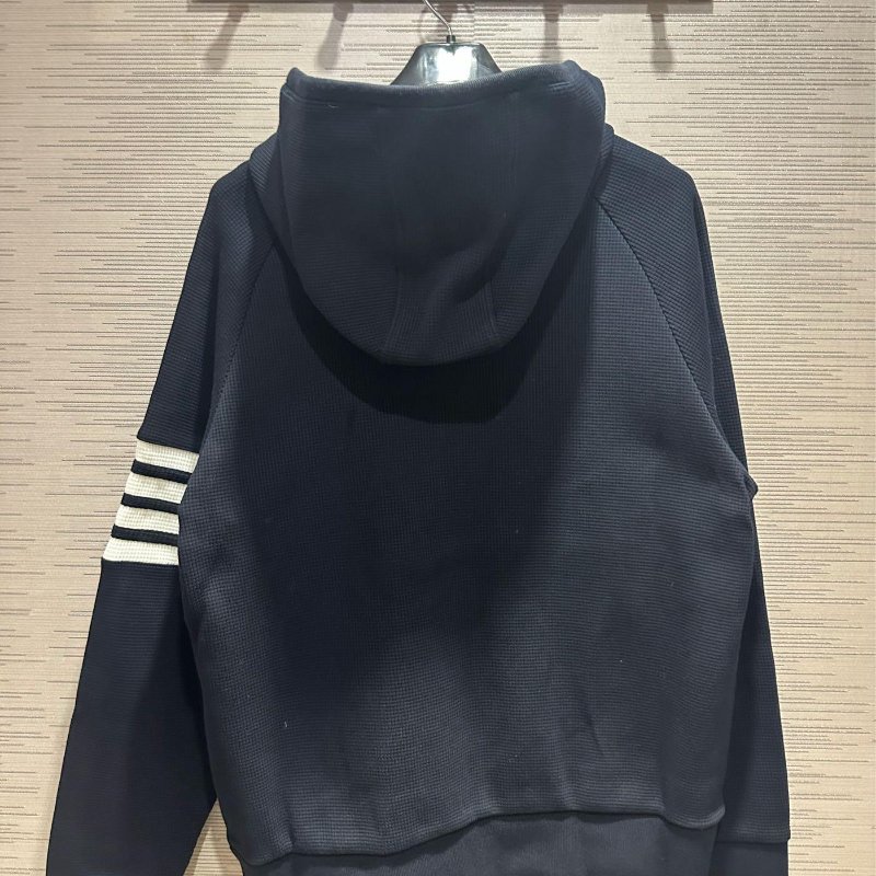 💎Han's house精品服飾💎Thom Browne TB 華夫格 針織 立體4杆 連帽 外套 義大利製 現貨2 原價46000-2