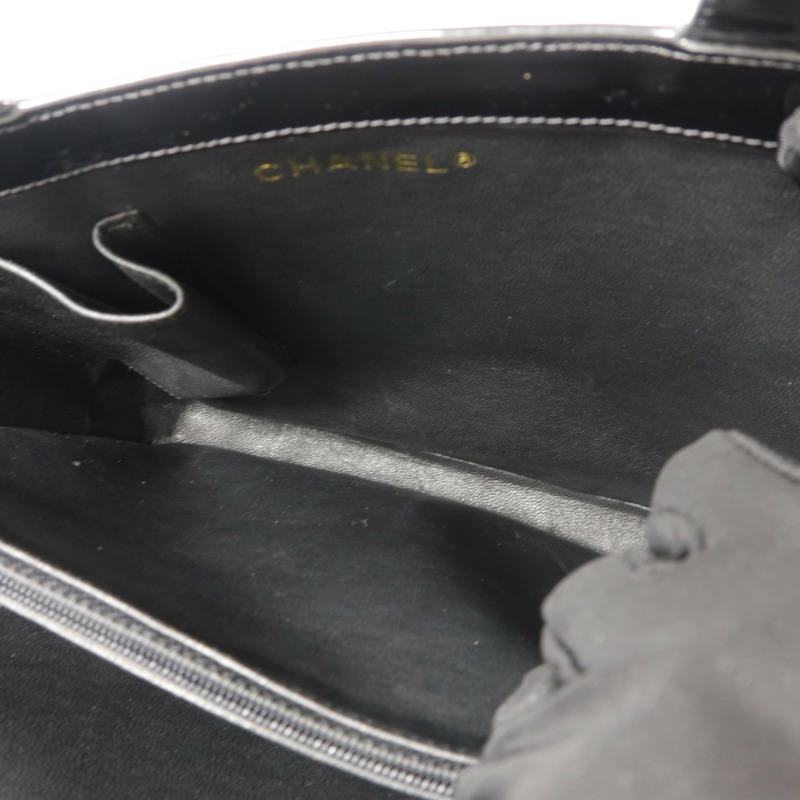 CHANEL 漆皮皮革Tote Bag手挽袋-4