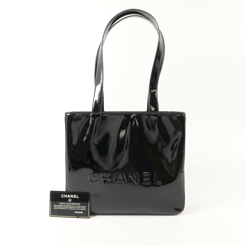CHANEL 漆皮皮革Tote Bag手挽袋-10
