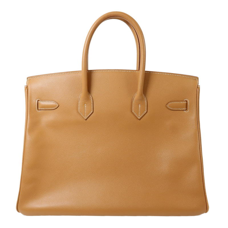 HERMES Epsom皮革Birkin 35手挽袋Gold-1