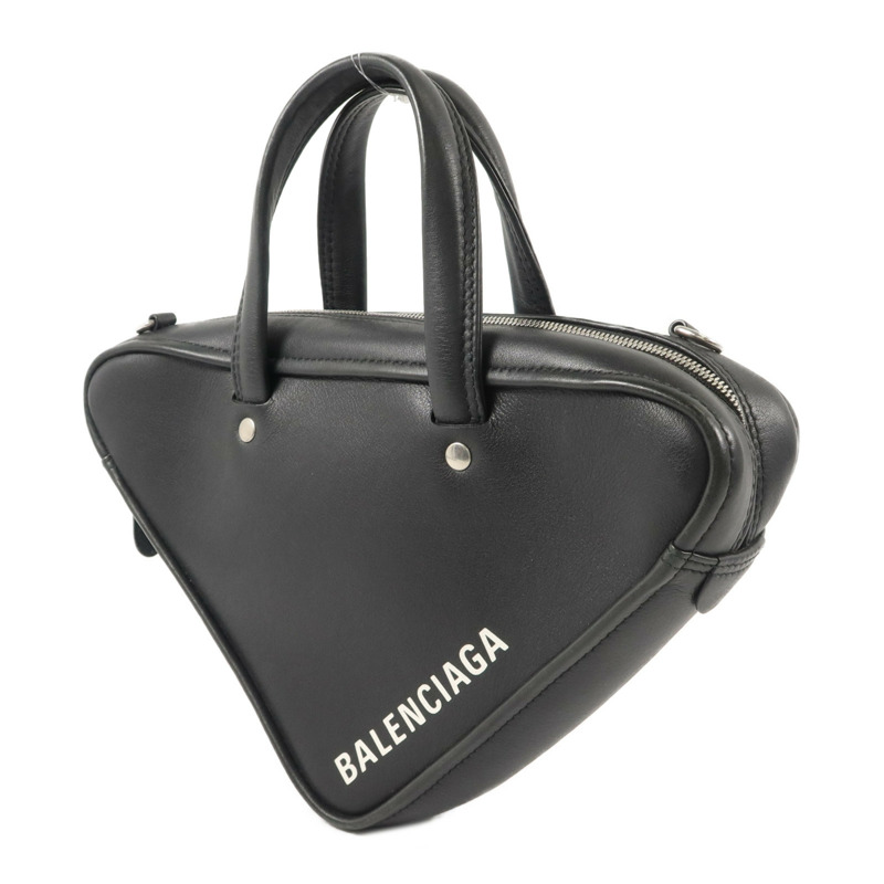 BALENCIAGA 牛皮皮革Triangle Duffle XS手挽肩背兩用袋-2