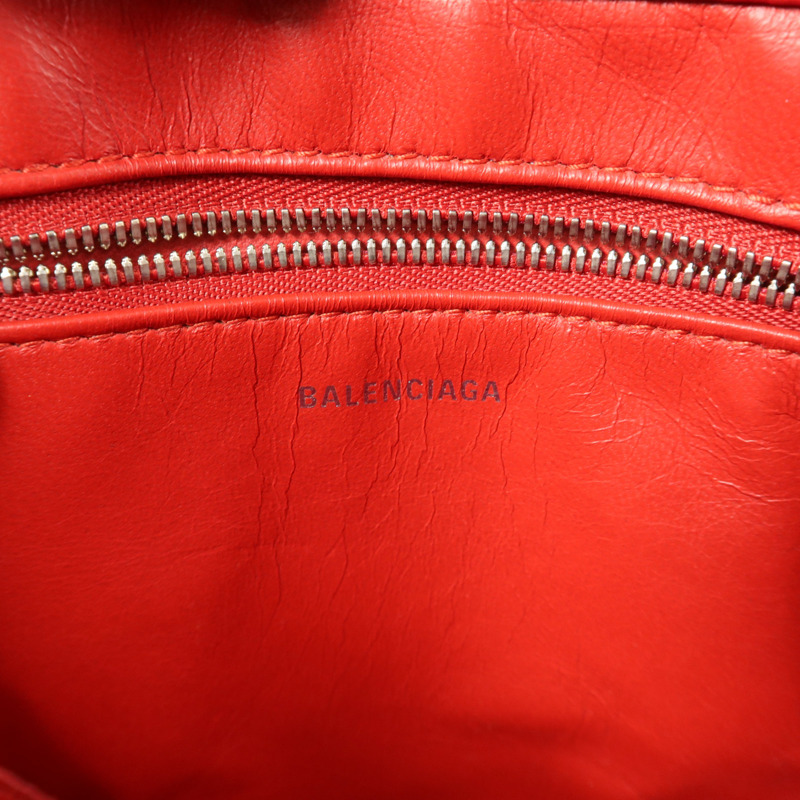 BALENCIAGA 牛皮皮革Triangle Duffle XS手挽肩背兩用袋-5
