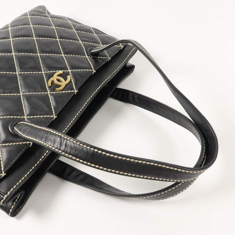 CHANEL 牛皮皮革Vintage Handbag肩背袋-7