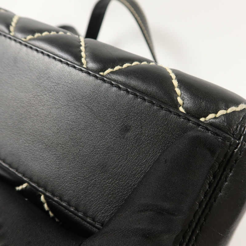 CHANEL 牛皮皮革Vintage Handbag肩背袋-14