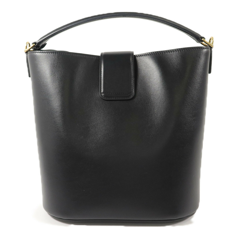 CELINE 牛皮皮革Louise Bucket Medium手挽肩背兩用袋-1