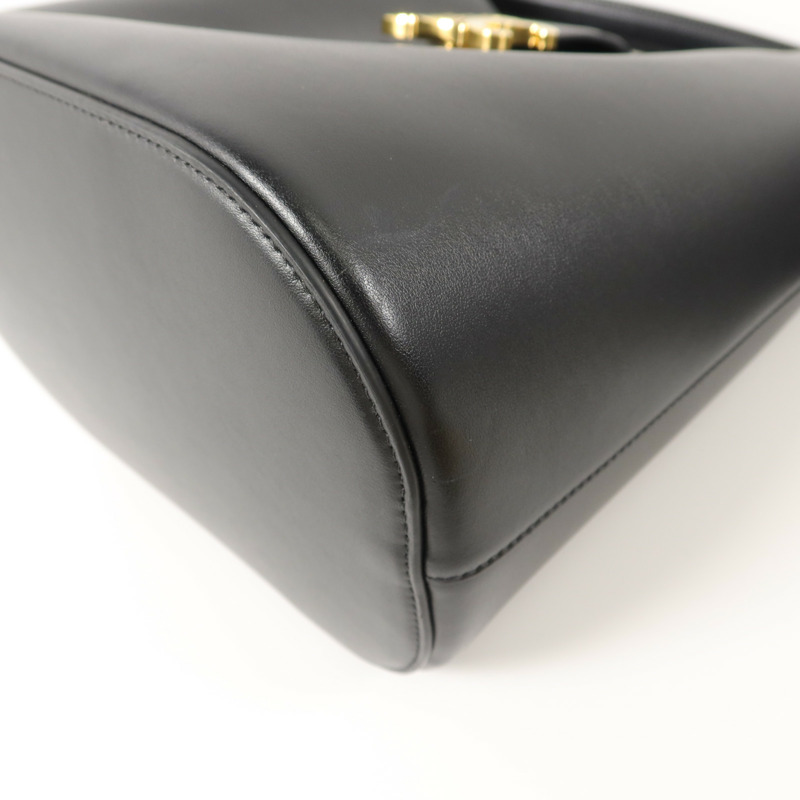 CELINE 牛皮皮革Louise Bucket Medium手挽肩背兩用袋-13