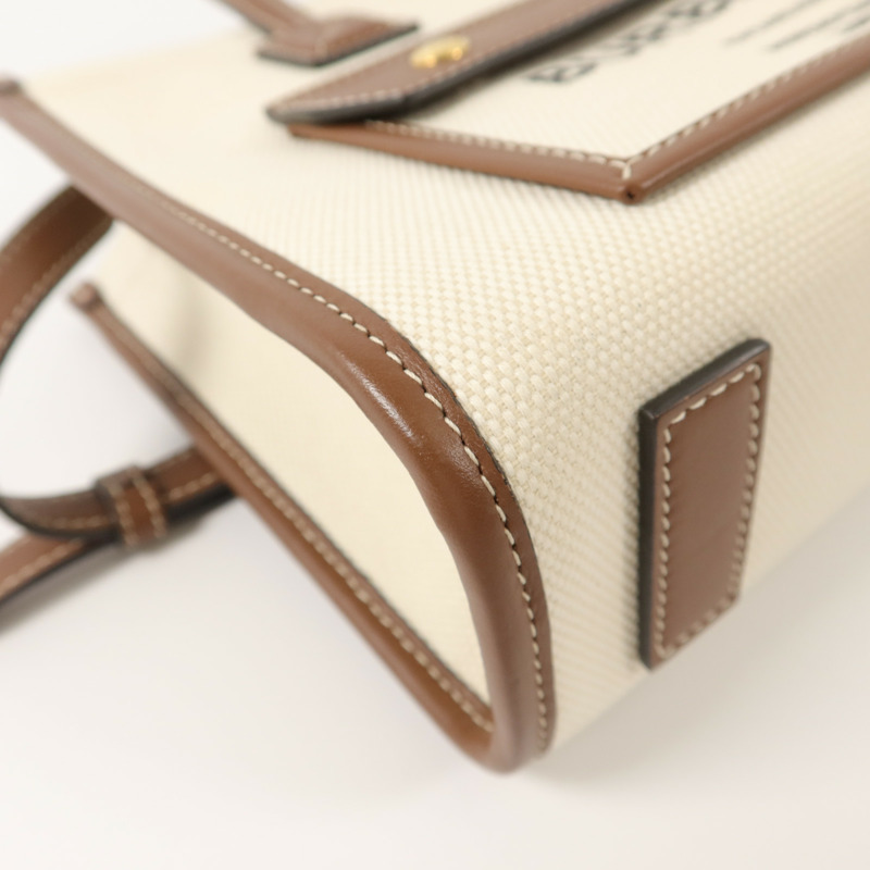 BURBERRY 帆布Mini Freya Tote Bag手挽袋-10