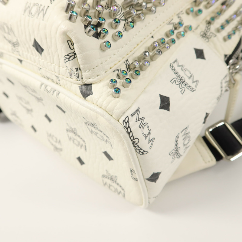 MCM 塗層帆布Stark Backpack背包-10
