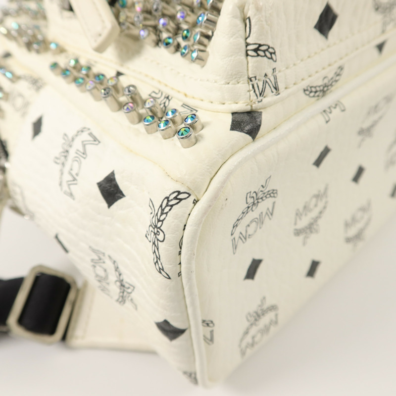 MCM 塗層帆布Stark Backpack背包-11