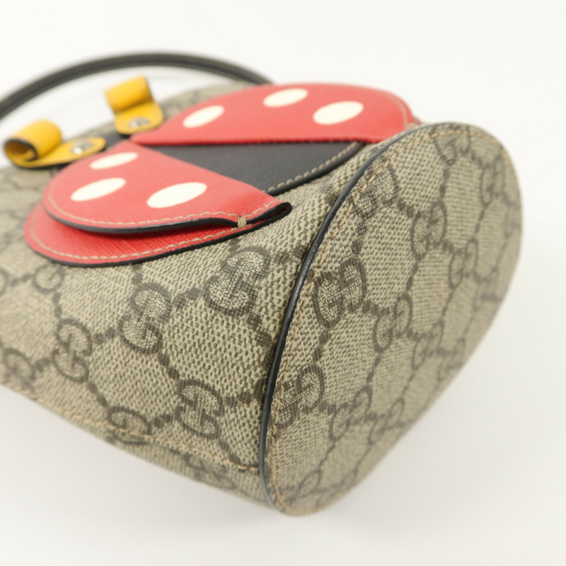 GUCCI 塗層帆布Children LadyBug Bucket Bag手挽袋-12