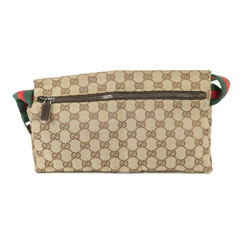 GUCCI 帆布GG Canvas Waist Bag腰包-1