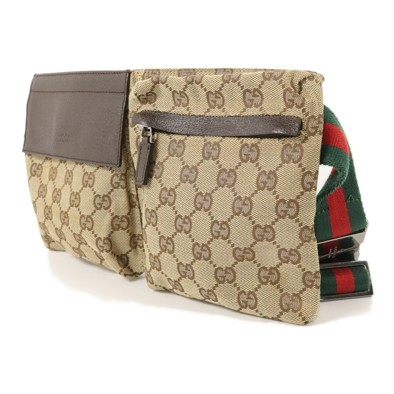 GUCCI 帆布GG Canvas Waist Bag腰包-2
