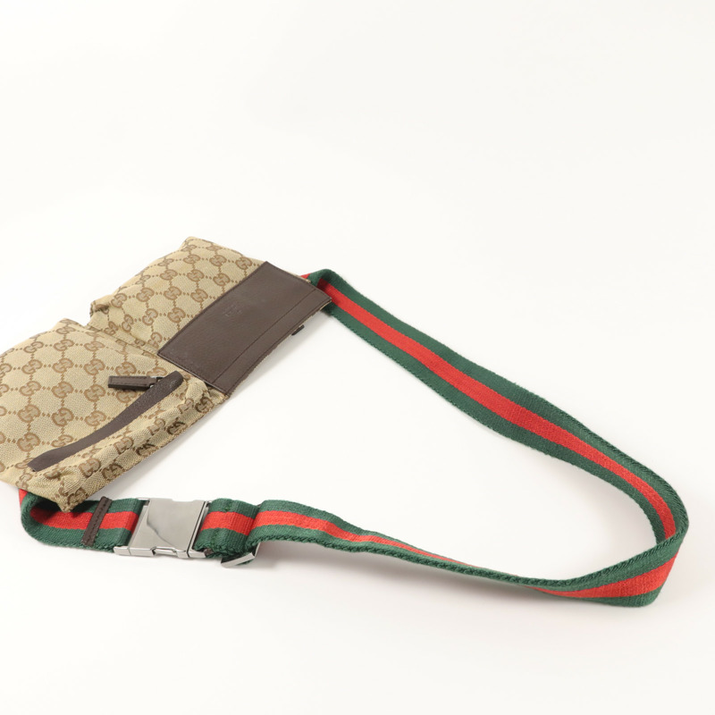 GUCCI 帆布GG Canvas Waist Bag腰包-7