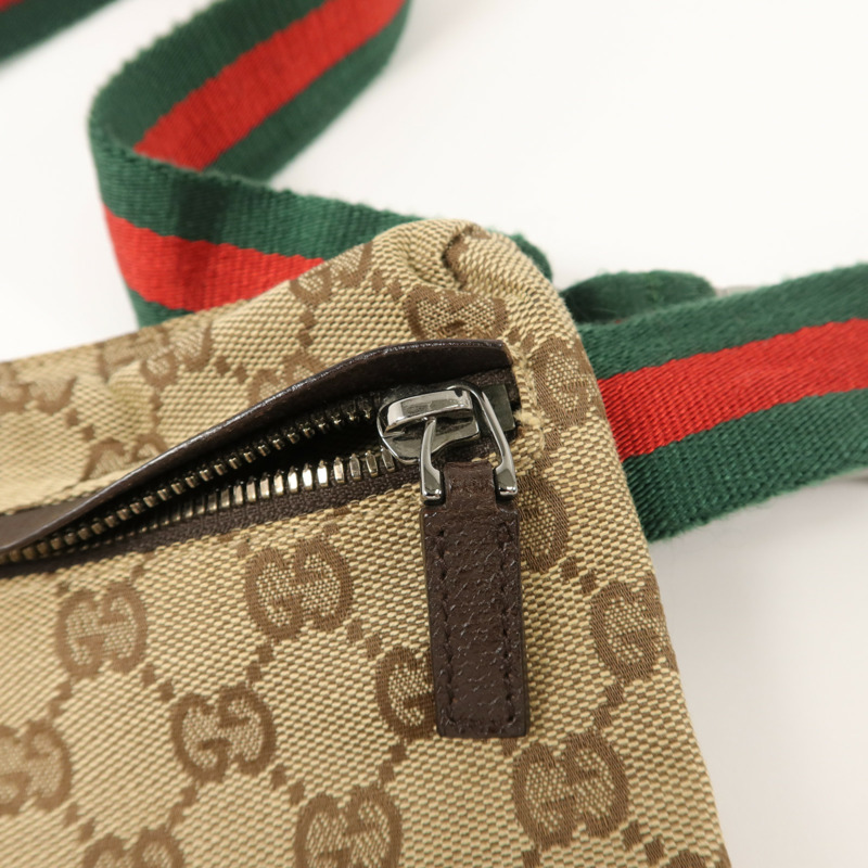 GUCCI 帆布GG Canvas Waist Bag腰包-8