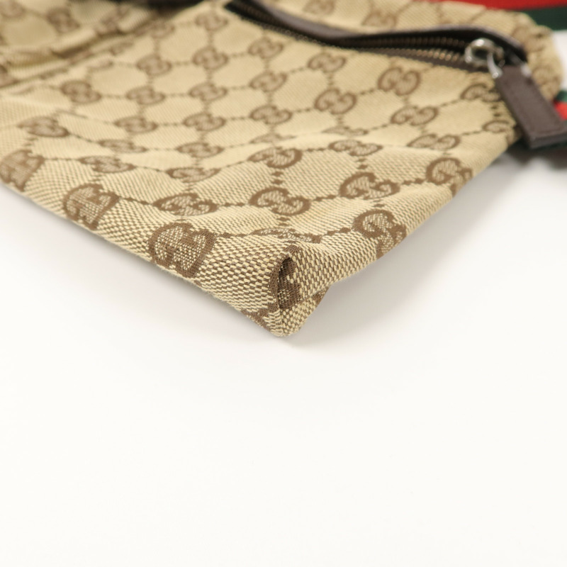 GUCCI 帆布GG Canvas Waist Bag腰包-10