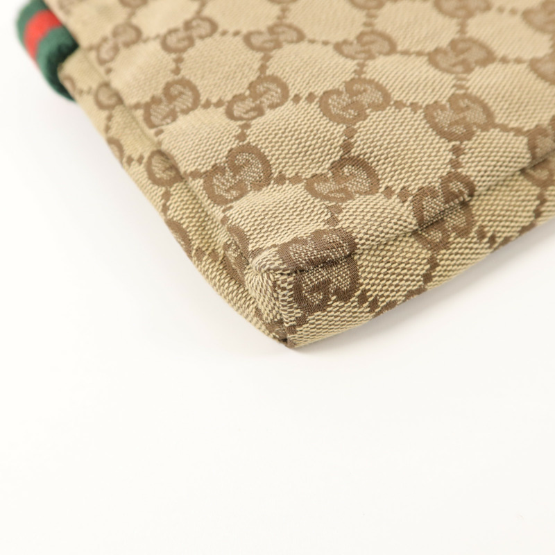 GUCCI 帆布GG Canvas Waist Bag腰包-13