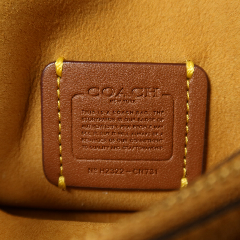 COACH 牛皮皮革Shoulder Bag手挽肩背兩用袋-5