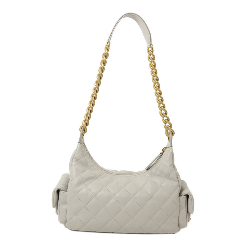 CHANEL 羊皮皮革25C Hobo Small鏈帶肩背袋-1