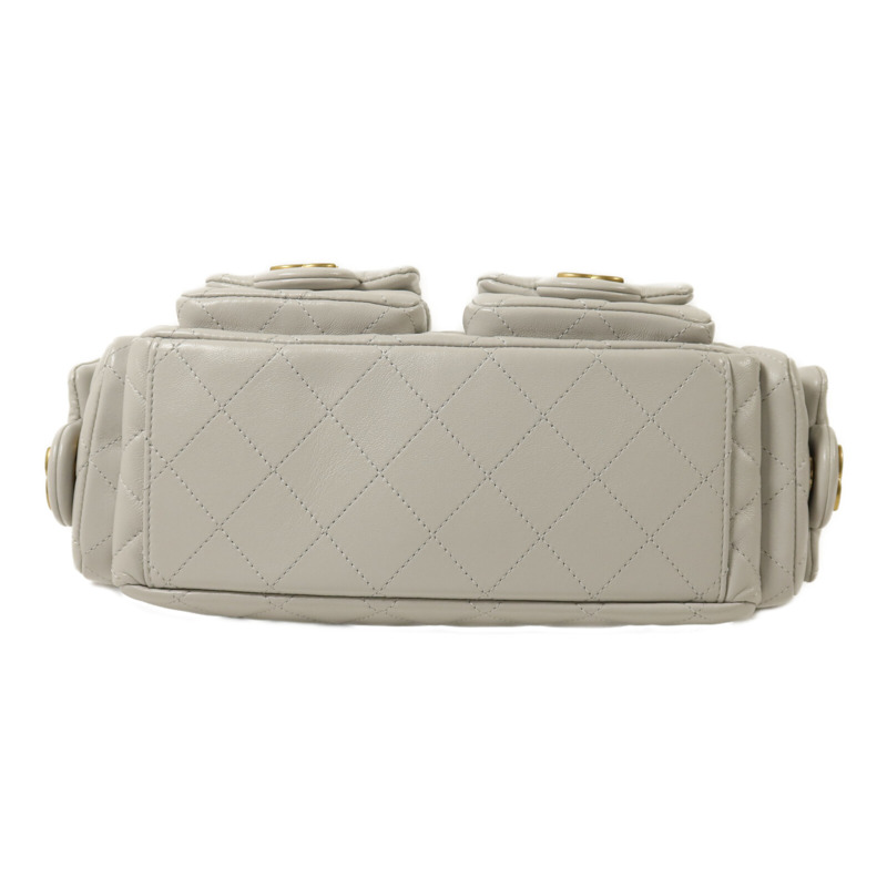 CHANEL 羊皮皮革25C Hobo Small鏈帶肩背袋-3