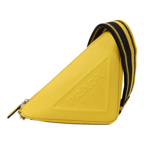 PRADA 牛皮皮革Triangle Bag肩背袋