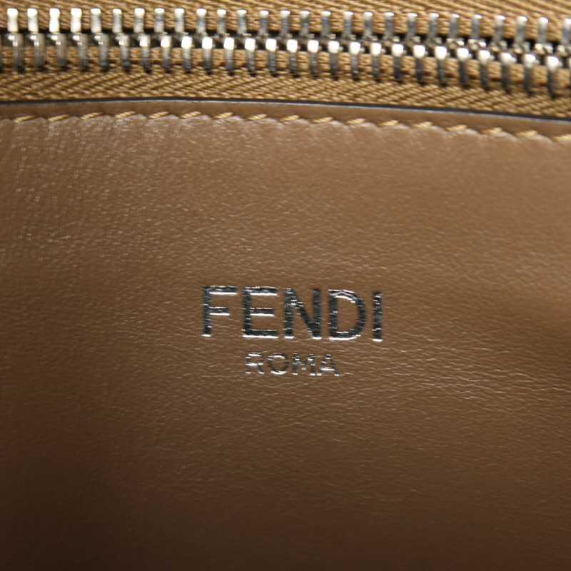FENDI 塗層帆布Peekaboo X-Lite Small手挽肩背兩用袋-5