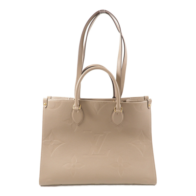 LOUIS VUITTON Monogram Empreinte On The Go MM手挽肩背兩用袋-1