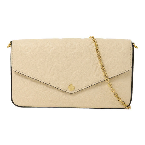 LOUIS VUITTON Monogram Empreinte Pochette Felicie鏈帶肩背袋
