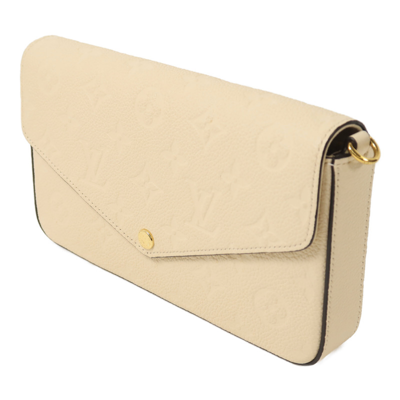 LOUIS VUITTON Monogram Empreinte Pochette Felicie鏈帶肩背袋-2