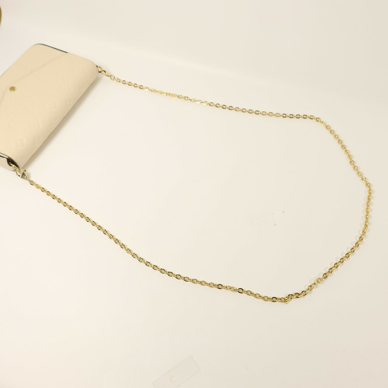 LOUIS VUITTON Monogram Empreinte Pochette Felicie鏈帶肩背袋-7