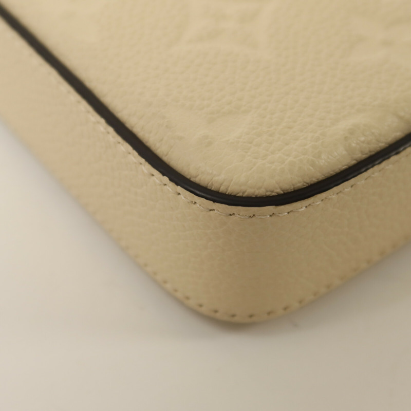 LOUIS VUITTON Monogram Empreinte Pochette Felicie鏈帶肩背袋-12