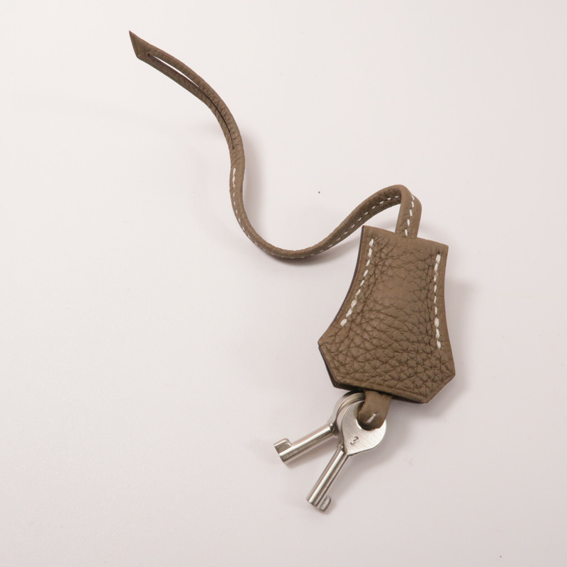 HERMES Togo皮革Depeches 29 Messenger肩背袋Etoupe-8