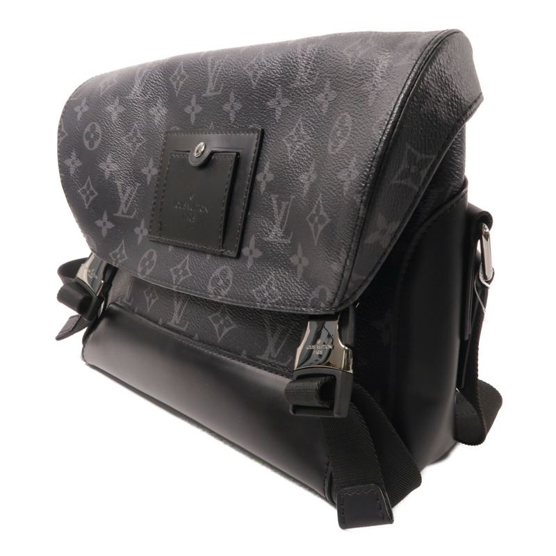 LOUIS VUITTON Monogram Eclipse Voyager PM肩背袋-2