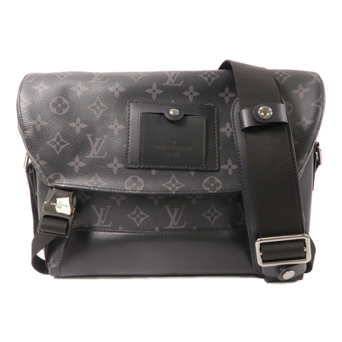 LOUIS VUITTON Monogram Eclipse Voyager PM肩背袋