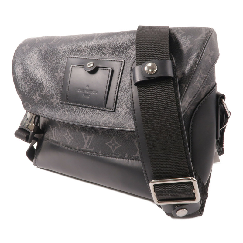 LOUIS VUITTON Monogram Eclipse Voyager PM肩背袋-2