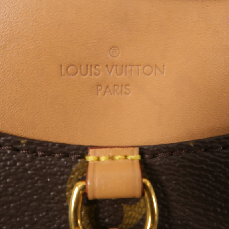 LOUIS VUITTON Monogram Deauville Mini金扣肩背袋棕色-5
