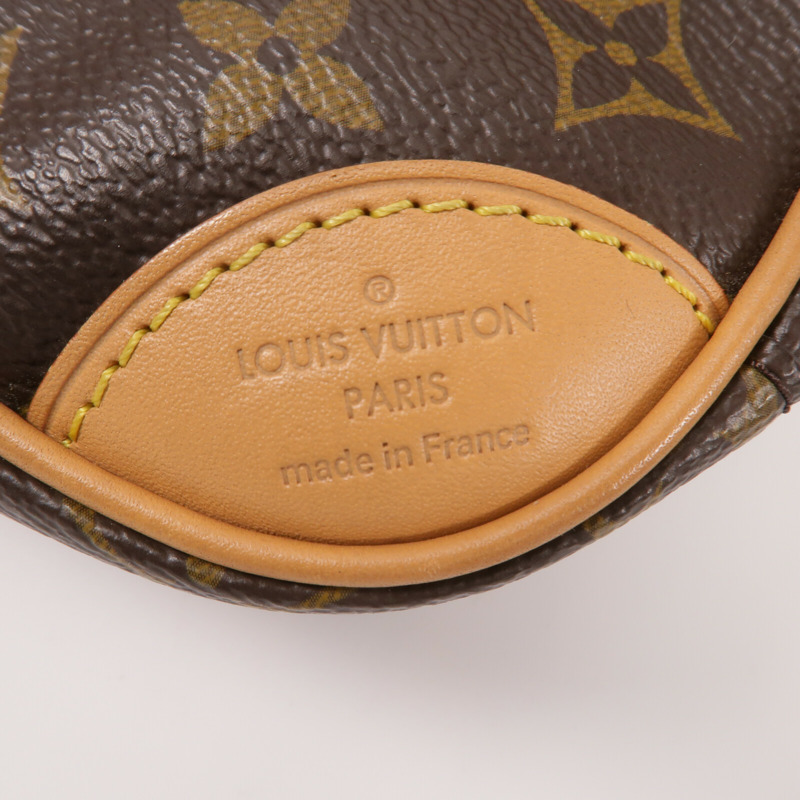 LOUIS VUITTON Monogram Deauville Mini金扣肩背袋棕色-7