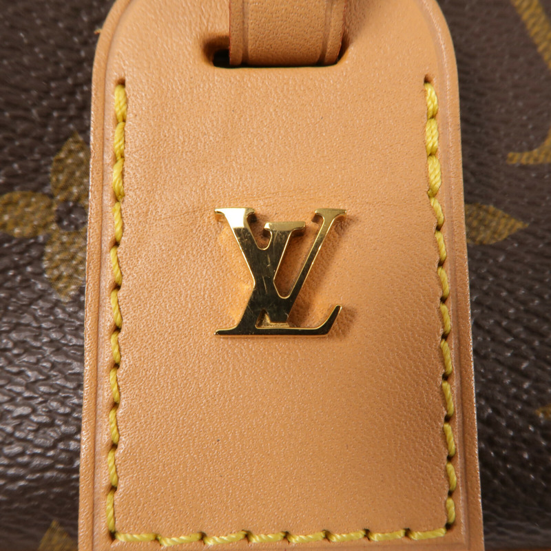 LOUIS VUITTON Monogram Deauville Mini金扣肩背袋棕色-8