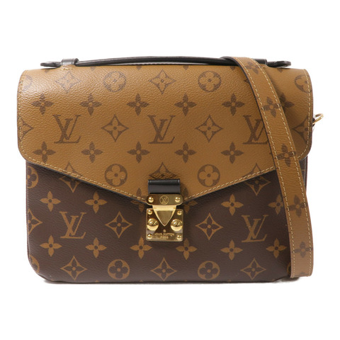 LOUIS VUITTON Monogram Reverse Pochette Metis手挽肩背兩用袋