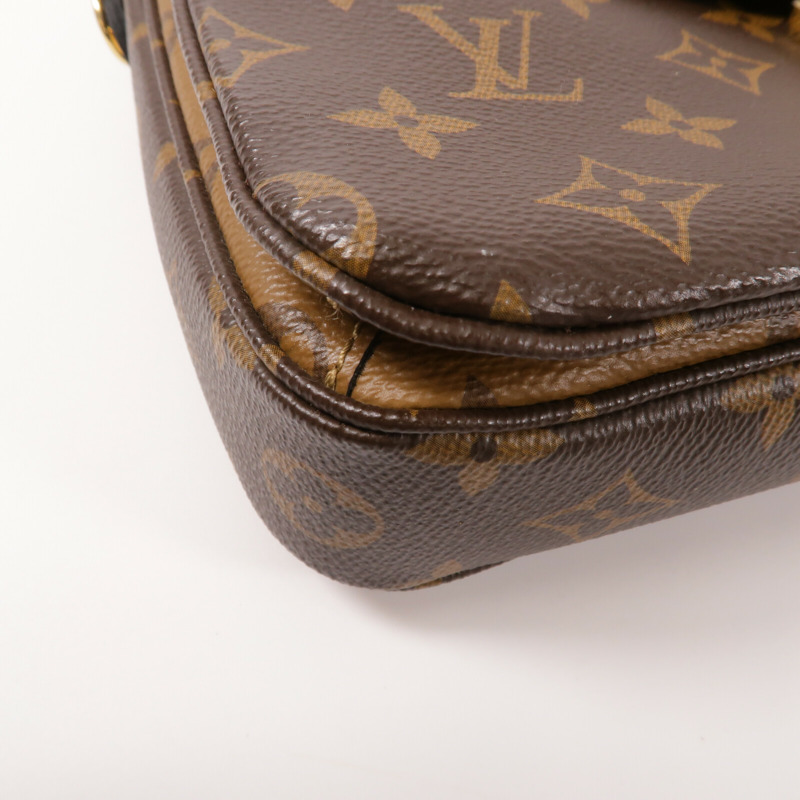 LOUIS VUITTON Monogram Reverse Pochette Metis手挽肩背兩用袋-9