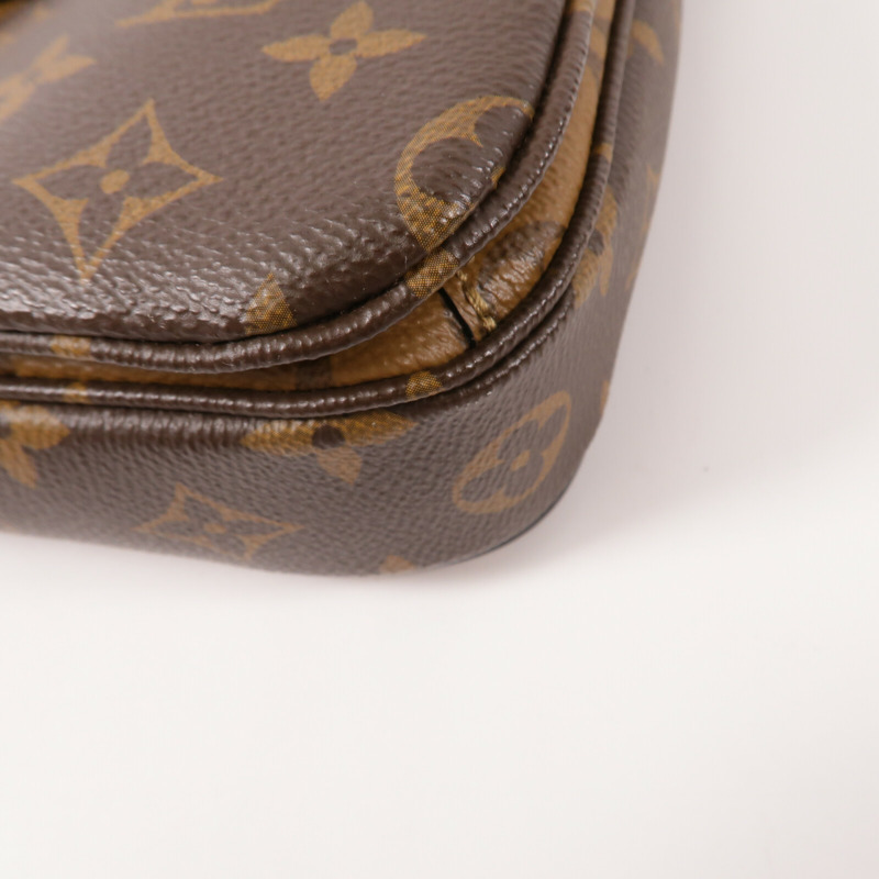 LOUIS VUITTON Monogram Reverse Pochette Metis手挽肩背兩用袋-10